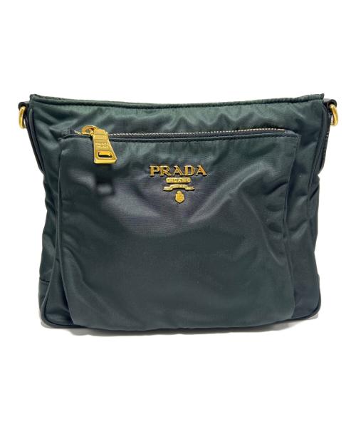 PRADA（プラダ）PRADA (プラダ) ショルダーバッグ グリーンの古着・服飾アイテム