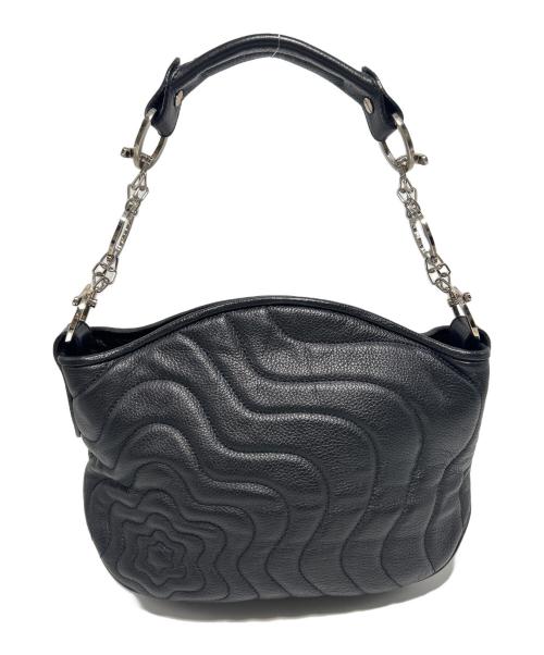 MONTBLANC（モンブラン）MONTBLANC (モンブラン) ショルダーバッグ ブラック×シルバーの古着・服飾アイテム