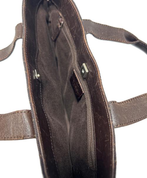 GUCCI（グッチ）GUCCI (グッチ) ハンドバッグ ブラウンの古着・服飾アイテム