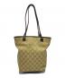 GUCCI (グッチ) トートバッグ ベージュ×ブラウン：17000円