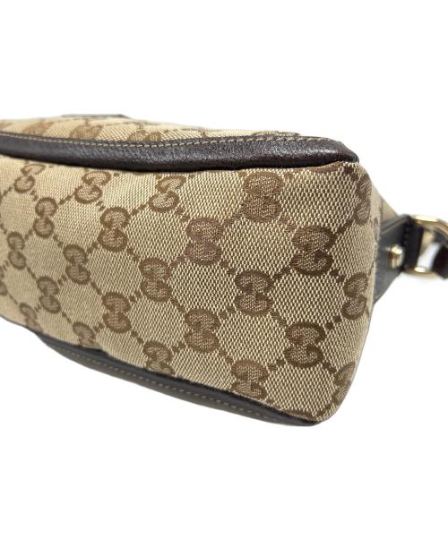GUCCI（グッチ）GUCCI (グッチ) ワンショルダーバッグ ベージュ×ブラウンの古着・服飾アイテム