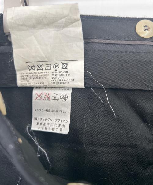 GUCCI（グッチ）GUCCI (グッチ) セットアップスーツ ブラック×ホワイト サイズ:46の古着・服飾アイテム