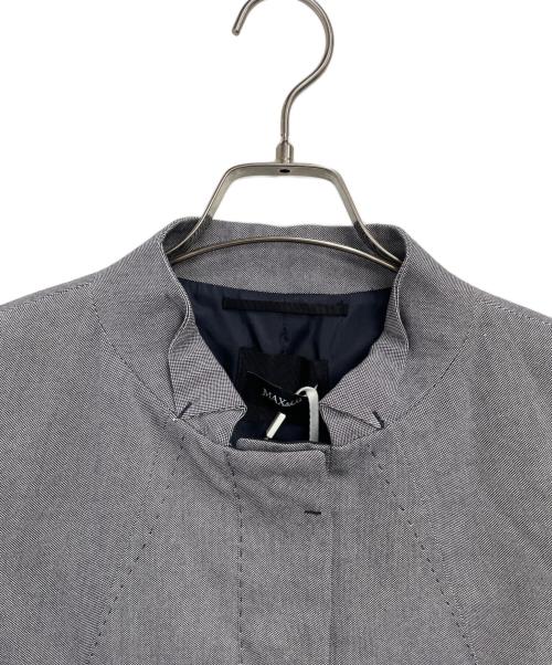 MAX&Co.（マックスアンドコー）MAX&Co. (マックスアンドコー) テーラードジャケット グレー×ネイビー サイズ:38の古着・服飾アイテム