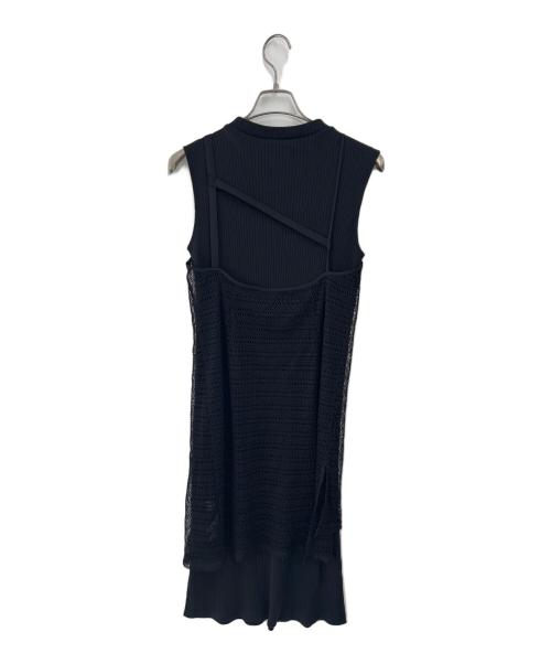 UNITED TOKYO（ユナイテッドトーキョー）UNITED TOKYO (ユナイテッドトーキョー) ノースリーブワンピース ブラック サイズ:Fの古着・服飾アイテム