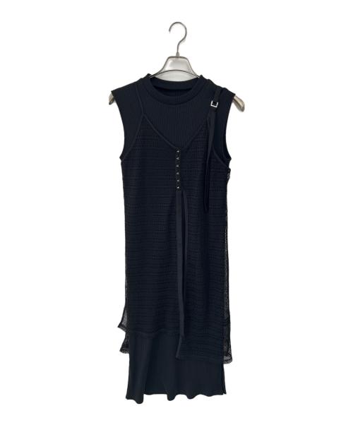 UNITED TOKYO（ユナイテッドトーキョー）UNITED TOKYO (ユナイテッドトーキョー) ノースリーブワンピース ブラック サイズ:Fの古着・服飾アイテム