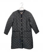 Traditional Weatherwearトラディショナルウェザーウェア）の古着「ARKLEY LONG キルティングコート」｜ブラック