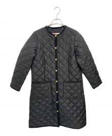 Traditional Weatherwear（トラディショナルウェザーウェア）の古着「ARKLEY LONG キルティングコート」｜ブラック