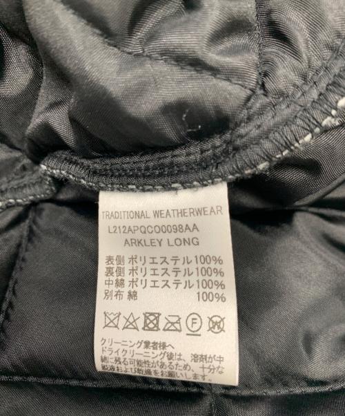 Traditional Weatherwear（トラディショナルウェザーウェア）Traditional Weatherwear (トラディショナルウェザーウェア) ARKLEY LONG キルティングコート ブラック サイズ:34の古着・服飾アイテム