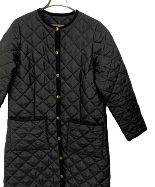 Traditional Weatherwear（トラディショナルウェザーウェア）Traditional Weatherwear (トラディショナルウェザーウェア) ARKLEY LONG キルティングコート ブラック サイズ:34の古着・服飾アイテム