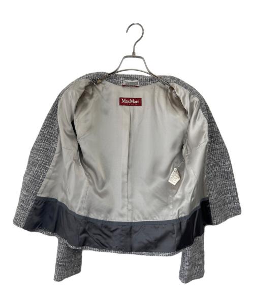 MaxMara（マックスマーラ）MaxMara (マックスマーラ) テーラードジャケット グレー サイズ:40の古着・服飾アイテム