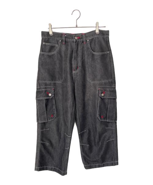 ECKO FUNCTION（エコーファンクション）ECKO FUNCTION (エコーファンクション) カーゴパンツ ブラック サイズ:Lの古着・服飾アイテム