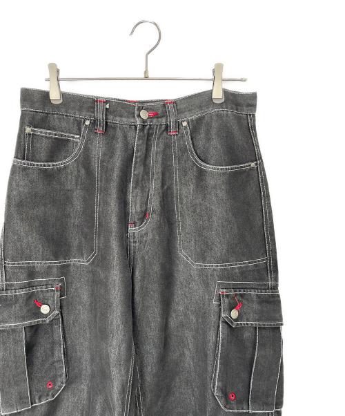 ECKO FUNCTION（エコーファンクション）ECKO FUNCTION (エコーファンクション) カーゴパンツ ブラック サイズ:Lの古着・服飾アイテム