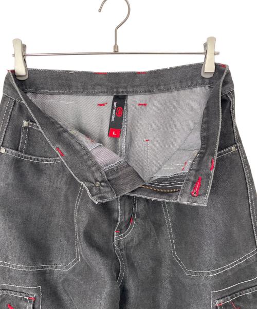 ECKO FUNCTION（エコーファンクション）ECKO FUNCTION (エコーファンクション) カーゴパンツ ブラック サイズ:Lの古着・服飾アイテム