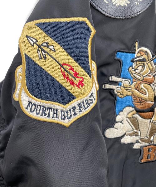 AVIREX（アヴィレックス）AVIREX (アヴィレックス) フライトジャケット ブラック サイズ:XLの古着・服飾アイテム