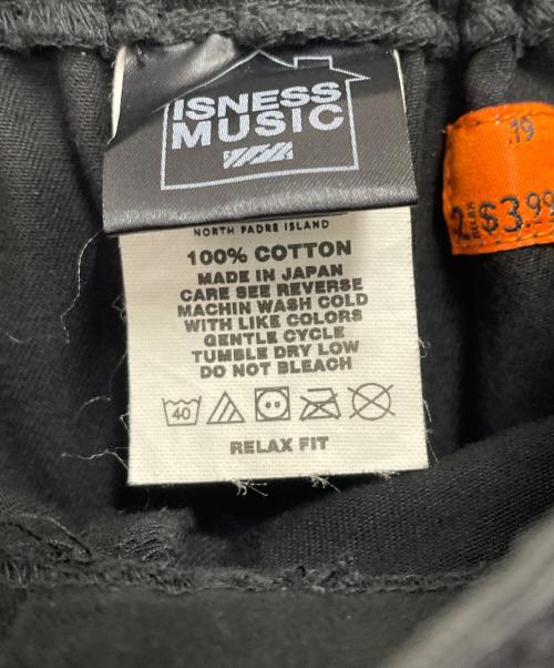 ISNESS MUSIC（イズネス ミュージック）ISNESS MUSIC (イズネス ミュージック) イージーパンツ ブラック サイズ:Mの古着・服飾アイテム