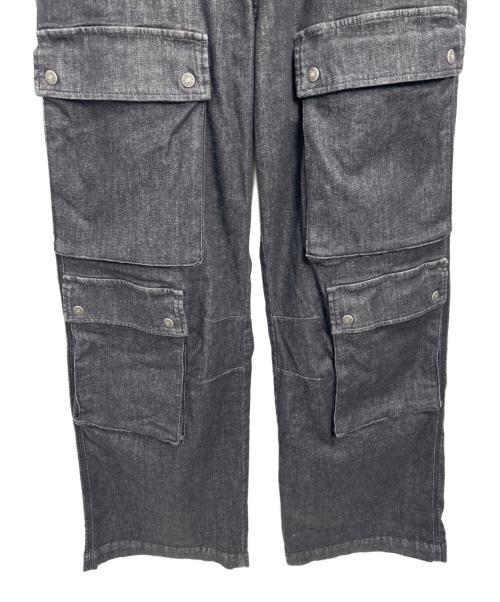DIESEL（ディーゼル）DIESEL (ディーゼル) デニムカーゴパンツ ブラック サイズ:26の古着・服飾アイテム