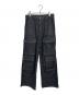 DIESEL（ディーゼル）の古着「デニムカーゴパンツ」｜ブラック