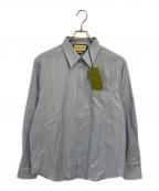 GUCCIグッチ）の古着「長袖シャツ」｜ブルー