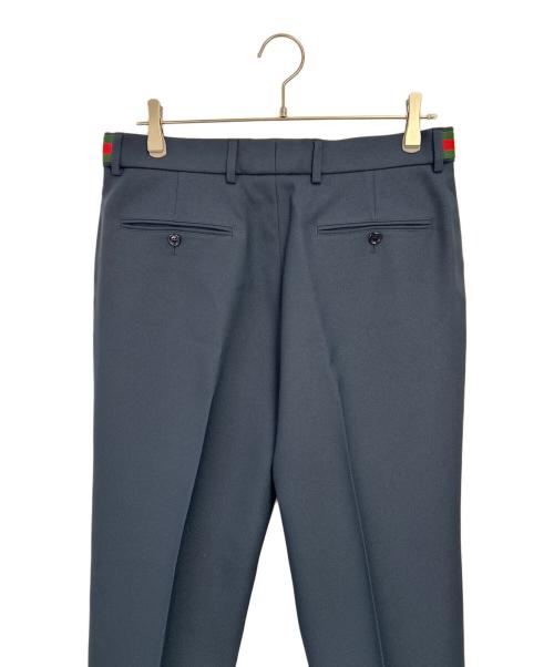 GUCCI（グッチ）GUCCI (グッチ) スラックス ネイビー サイズ:48 未使用品の古着・服飾アイテム