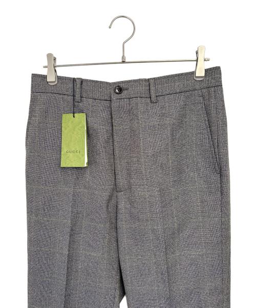 GUCCI（グッチ）GUCCI (グッチ) スラックス グレー サイズ:48 未使用品の古着・服飾アイテム