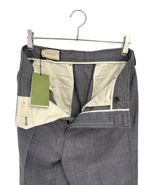 GUCCI（グッチ）GUCCI (グッチ) スラックス グレー サイズ:48 未使用品の古着・服飾アイテム