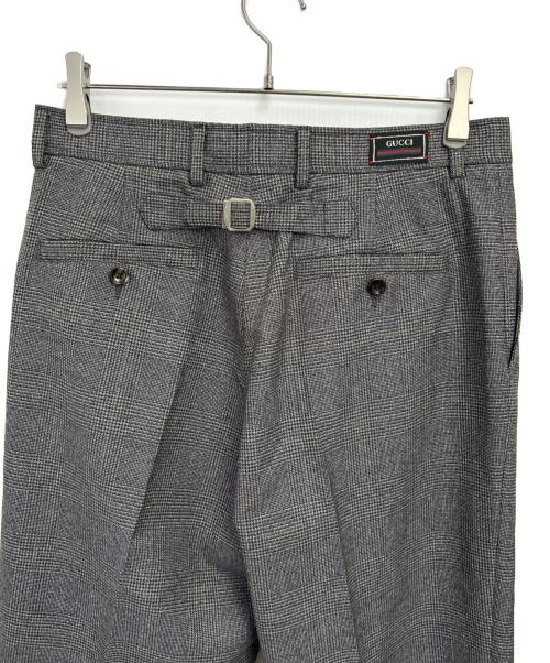 GUCCI（グッチ）GUCCI (グッチ) スラックス グレー サイズ:48 未使用品の古着・服飾アイテム