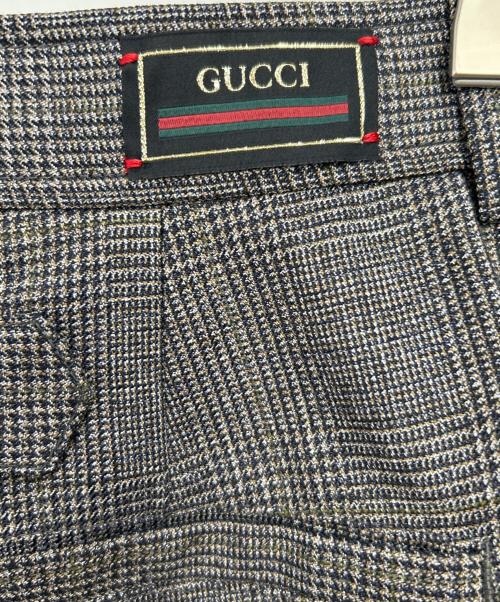 GUCCI（グッチ）GUCCI (グッチ) スラックス グレー サイズ:48 未使用品の古着・服飾アイテム