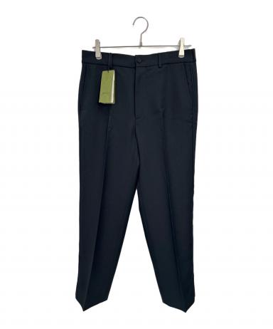 中古・古着通販】GUCCI (グッチ) スラックス ブラック サイズ:48 未