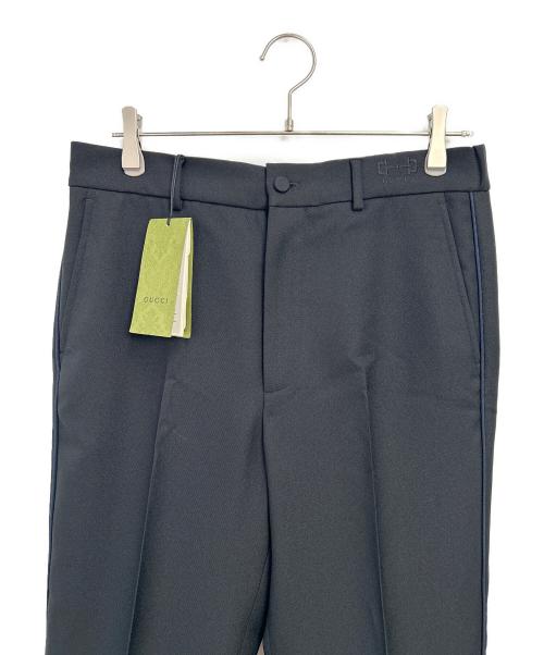 GUCCI（グッチ）GUCCI (グッチ) スラックス ブラック サイズ:48 未使用品の古着・服飾アイテム