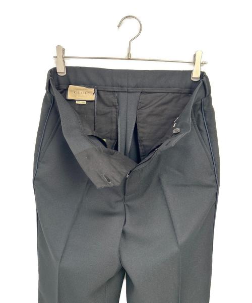 GUCCI（グッチ）GUCCI (グッチ) スラックス ブラック サイズ:48 未使用品の古着・服飾アイテム