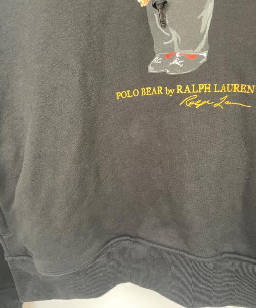 POLO RALPH LAUREN（ポロ・ラルフローレン）POLO RALPH LAUREN (ポロ・ラルフローレン) ポロベアースウェットパーカー ブラック サイズ:Mの古着・服飾アイテム