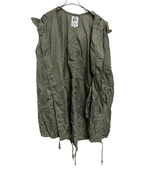 CHUMS（チャムス）CHUMS (チャムス) Jipijapa (ヒピハパ) Booby Doll Coat オリーブ サイズ:Mの古着・服飾アイテム