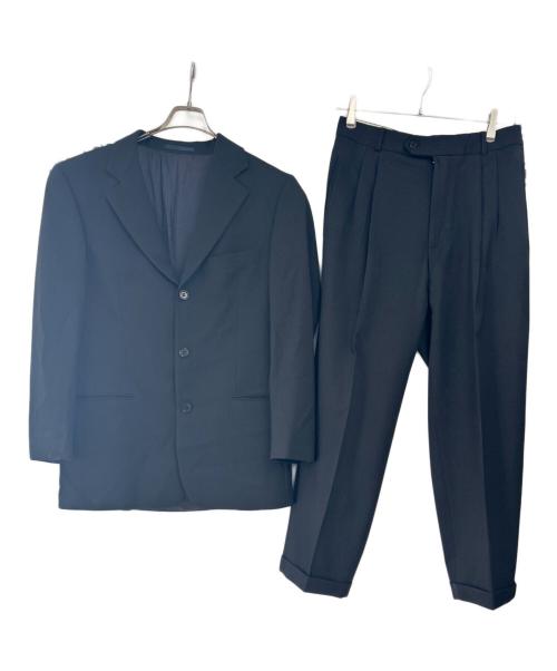 HUGO BOSS（ヒューゴ ボス）HUGO BOSS (ヒューゴ ボス) 3ピースセットアップスーツ ブラック サイズ:48の古着・服飾アイテム