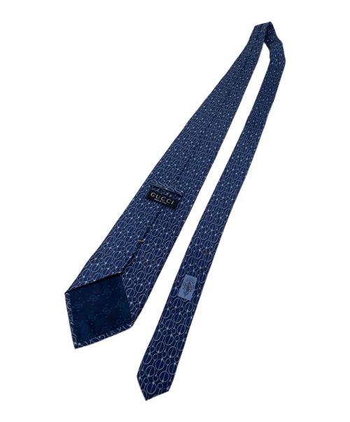 GUCCI（グッチ）GUCCI (グッチ) ネクタイ ブルー サイズ:不明の古着・服飾アイテム