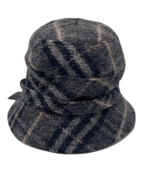 BURBERRY LONDON（バーバリーロンドン）BURBERRY LONDON (バーバリーロンドン) ウールハット グレー サイズ:M 未使用品の古着・服飾アイテム