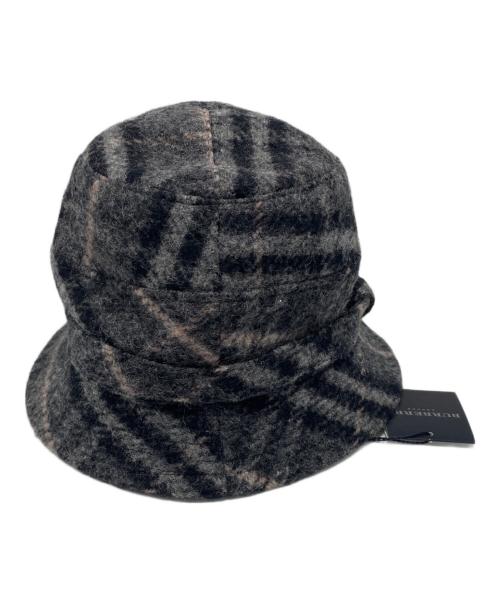 BURBERRY LONDON（バーバリーロンドン）BURBERRY LONDON (バーバリーロンドン) ウールハット グレー サイズ:M 未使用品の古着・服飾アイテム