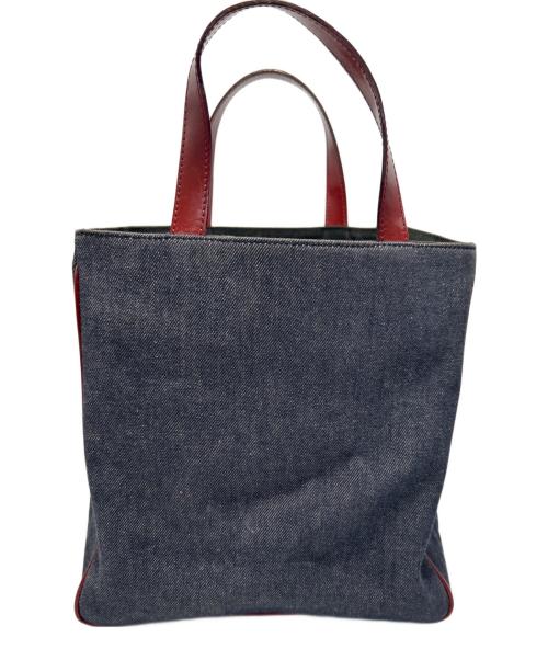 BURBERRY（バーバリー）BURBERRY (バーバリー) デニムハンドバッグ インディゴの古着・服飾アイテム