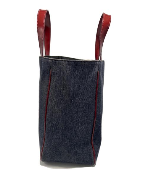 BURBERRY（バーバリー）BURBERRY (バーバリー) デニムハンドバッグ インディゴの古着・服飾アイテム