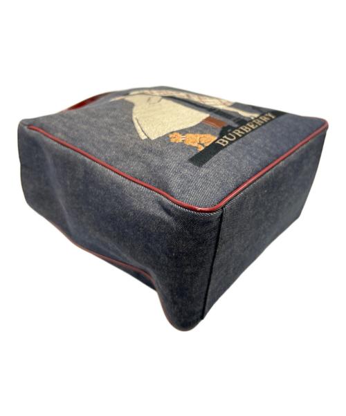 BURBERRY（バーバリー）BURBERRY (バーバリー) デニムハンドバッグ インディゴの古着・服飾アイテム