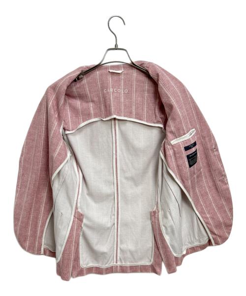 CIRCOLO 1901（チルコロ1901）CIRCOLO 1901 (チルコロ1901) テーラードジャケット ピンク サイズ:46の古着・服飾アイテム