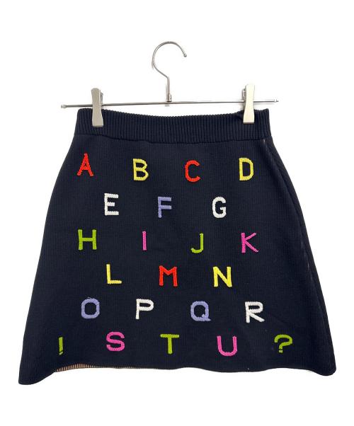 CHANEL（シャネル）CHANEL (シャネル) ニットスカート ブラック サイズ:36の古着・服飾アイテム