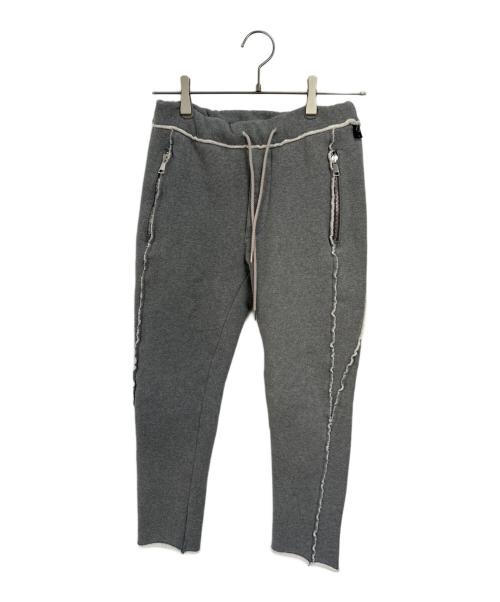 wjk（ダブルジェイケー）wjk (ダブルジェイケー) super urake PTⅡ スーパー裏毛パンツ グレー サイズ:Sの古着・服飾アイテム