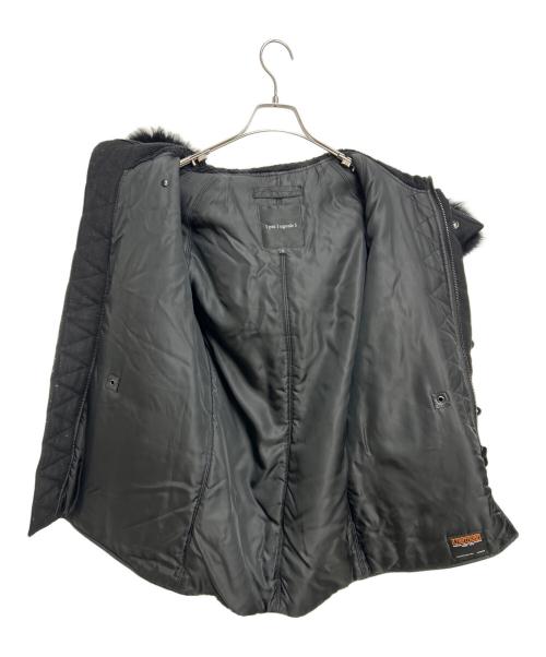 1piu1uguale3（ウノピュウノウグァーレトレ）1piu1uguale3 (ウノピュウノウグァーレトレ) N-3Bタイプコート ブラック サイズ:3の古着・服飾アイテム