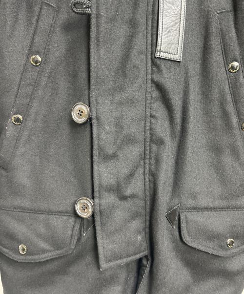 1piu1uguale3（ウノピュウノウグァーレトレ）1piu1uguale3 (ウノピュウノウグァーレトレ) N-3Bタイプコート ブラック サイズ:3の古着・服飾アイテム