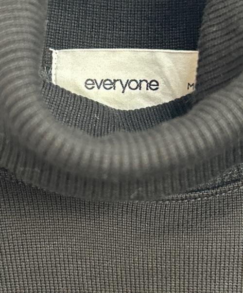 everyone（エブリワン）everyone (エブリワン) COTTON TURTLE NECK SWEATSHIRT ブラック サイズ:Mの古着・服飾アイテム