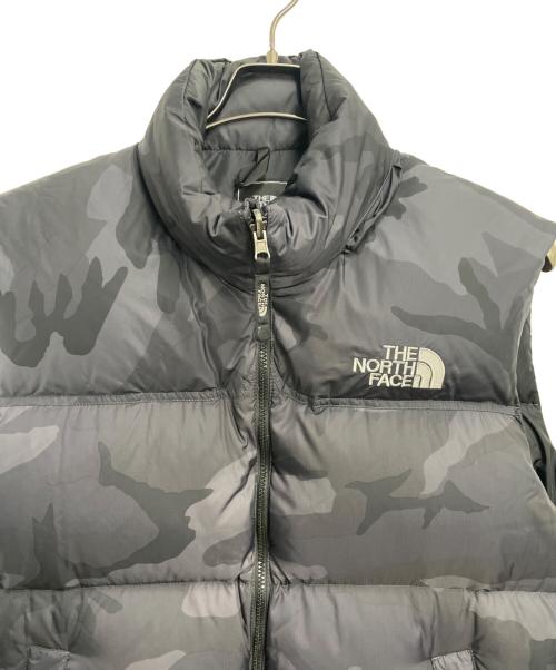 THE NORTH FACE（ザ ノース フェイス）THE NORTH FACE (ザ ノース フェイス) ダウンベスト ブラック×グレー サイズ:Lの古着・服飾アイテム