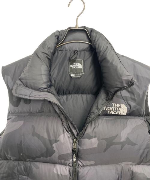 THE NORTH FACE（ザ ノース フェイス）THE NORTH FACE (ザ ノース フェイス) ダウンベスト ブラック×グレー サイズ:Lの古着・服飾アイテム