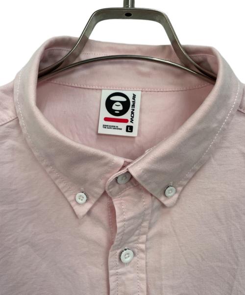 AAPE NOW（エイエイプナウ）AAPE NOW (エイエイプナウ) 長袖シャツ ピンク サイズ:Lの古着・服飾アイテム