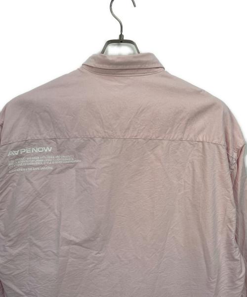 AAPE NOW（エイエイプナウ）AAPE NOW (エイエイプナウ) 長袖シャツ ピンク サイズ:Lの古着・服飾アイテム