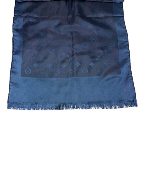 LOUIS VUITTON（ルイ ヴィトン）LOUIS VUITTON (ルイ ヴィトン) スカーフ ネイビーの古着・服飾アイテム
